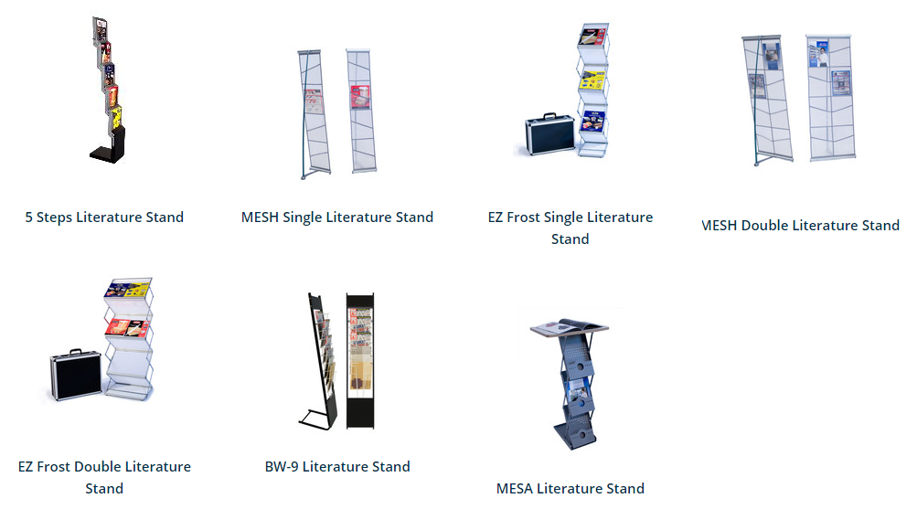 literature stands