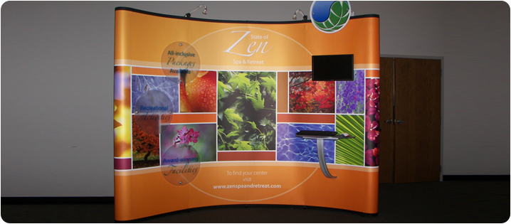 trade show pop up display