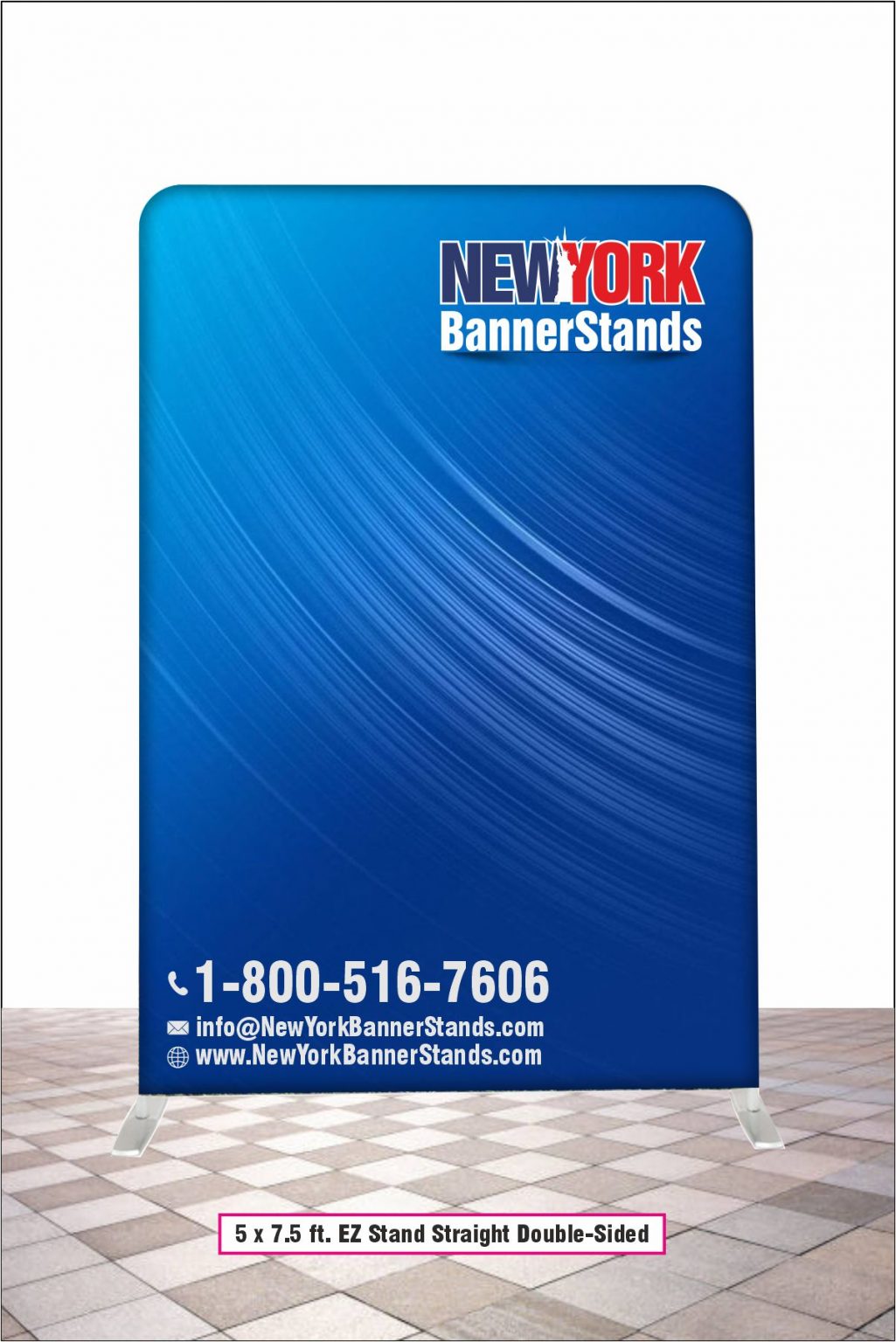 5 x 7.5 ft. EZ Stand Straight DoubleSided
